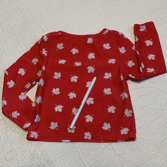 12-18m (6/$20) Maple Leaf Rashguard Top by Old Navy - Picture 8 of 14